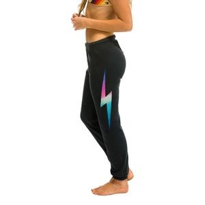 Aviator Nation charcoal bolt sweatpants